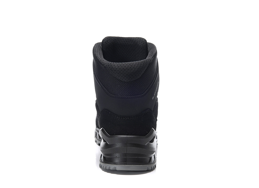 LOWA Sicherheitsstiefel LARROX Work GTX black-grey Mid S3 CI - gibt’s bei ☆ HUG Technik ✓