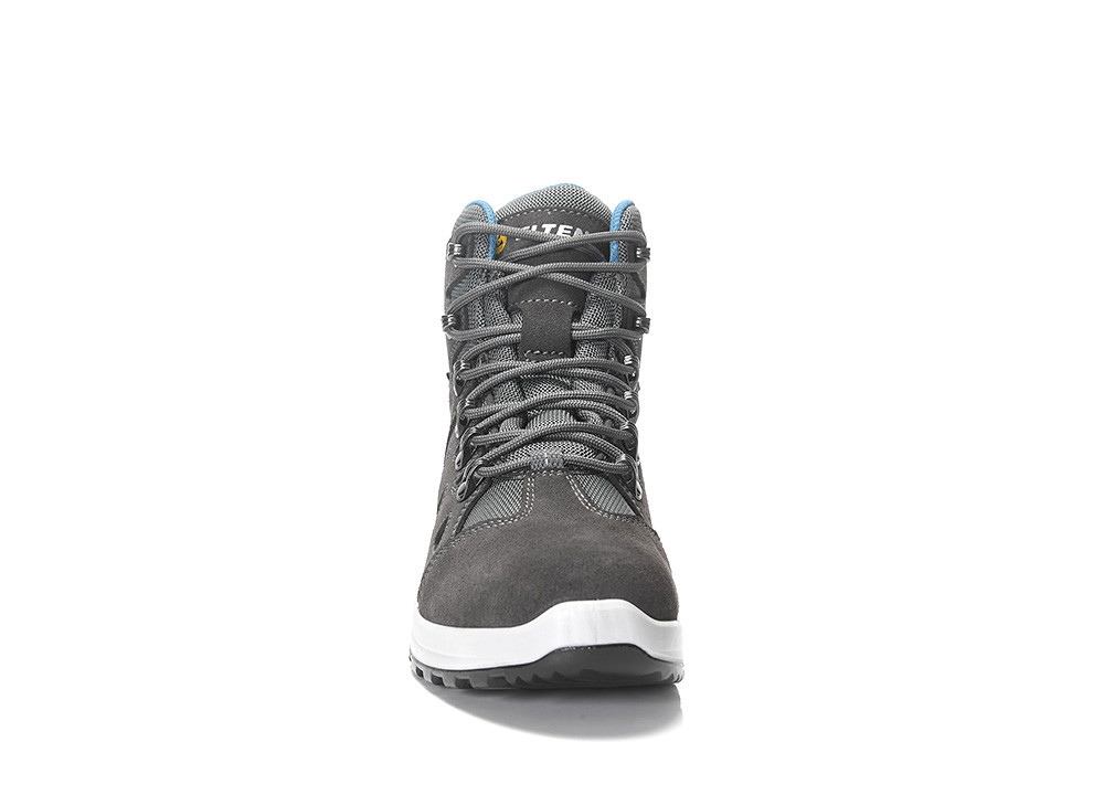 ELTEN® Berufsstiefel ENYA XXF GTX grey-turquoise Mid ESD O2 WR CI - vorne