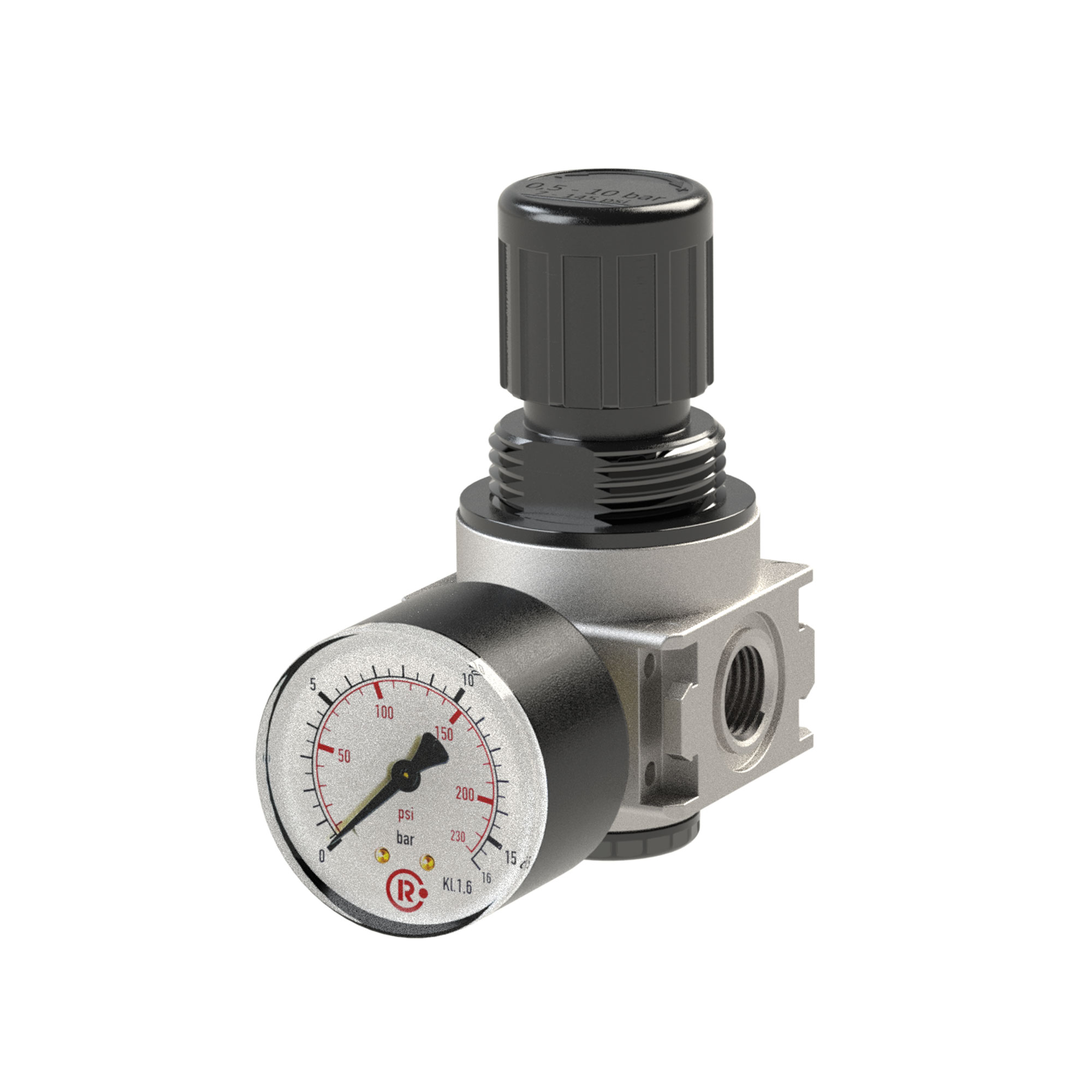 Druckregler »multifix-mini« inkl. Manometer, BG 0, G 1/4, 0,2 - 6 bar - erhältlich bei ☆ HUG Technik ✓