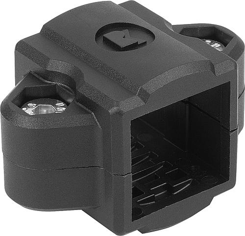 Rohrverbinder gerade Thermoplast, Komp:Stahl - K0481.30 - kommt direkt von HUG Technik 😊