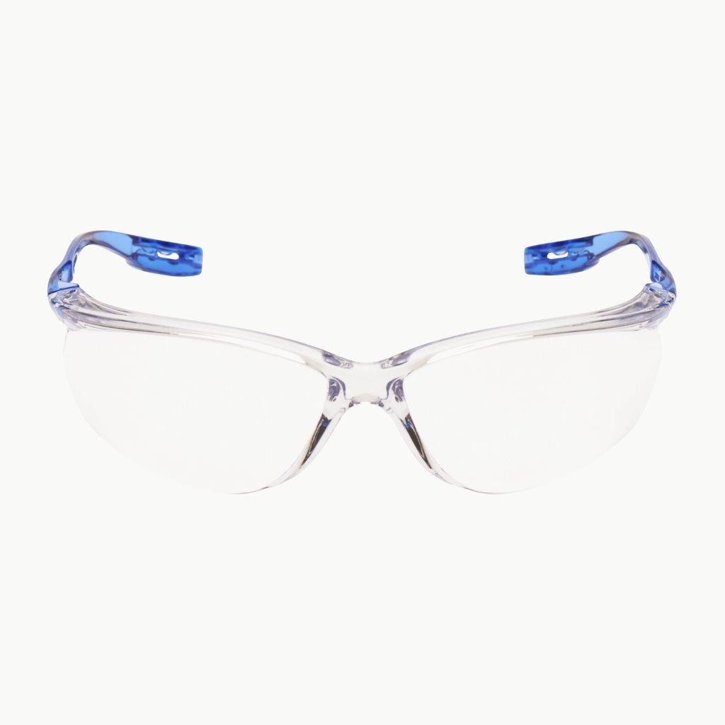 3M™ CCS Schutzbrille klar, Rahmen blau - gibt’s bei ☆ HUG Technik ✓