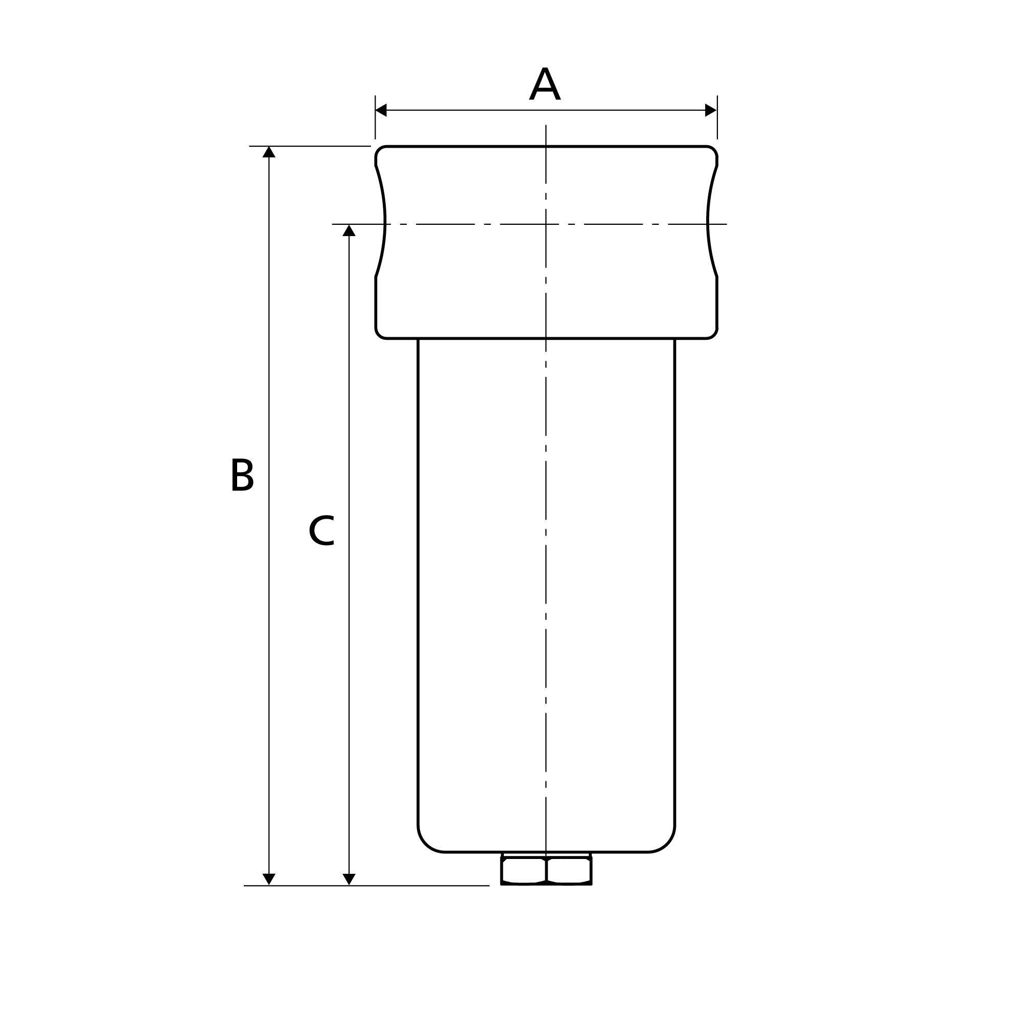 Edelstahl-Filter, 1.4404, 50 µm, G 1/4 - bei HUG Technik ♡