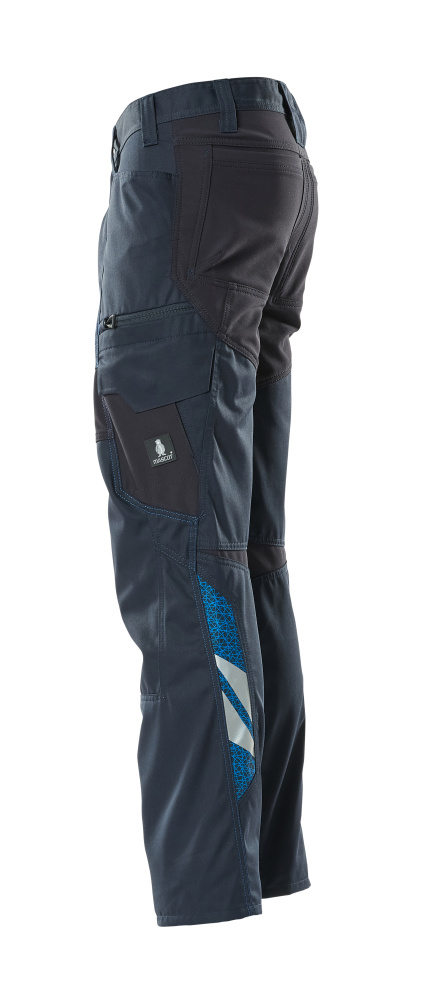 MASCOT® ACCELERATE Hose mit Schenkeltaschen  Gr. 76/C46, schwarzblau - direkt bei HUG Technik ✓