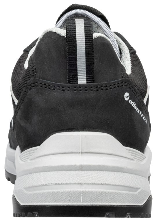 Albatros VECTOR BLK Sicherheitshalbschuh hinten.