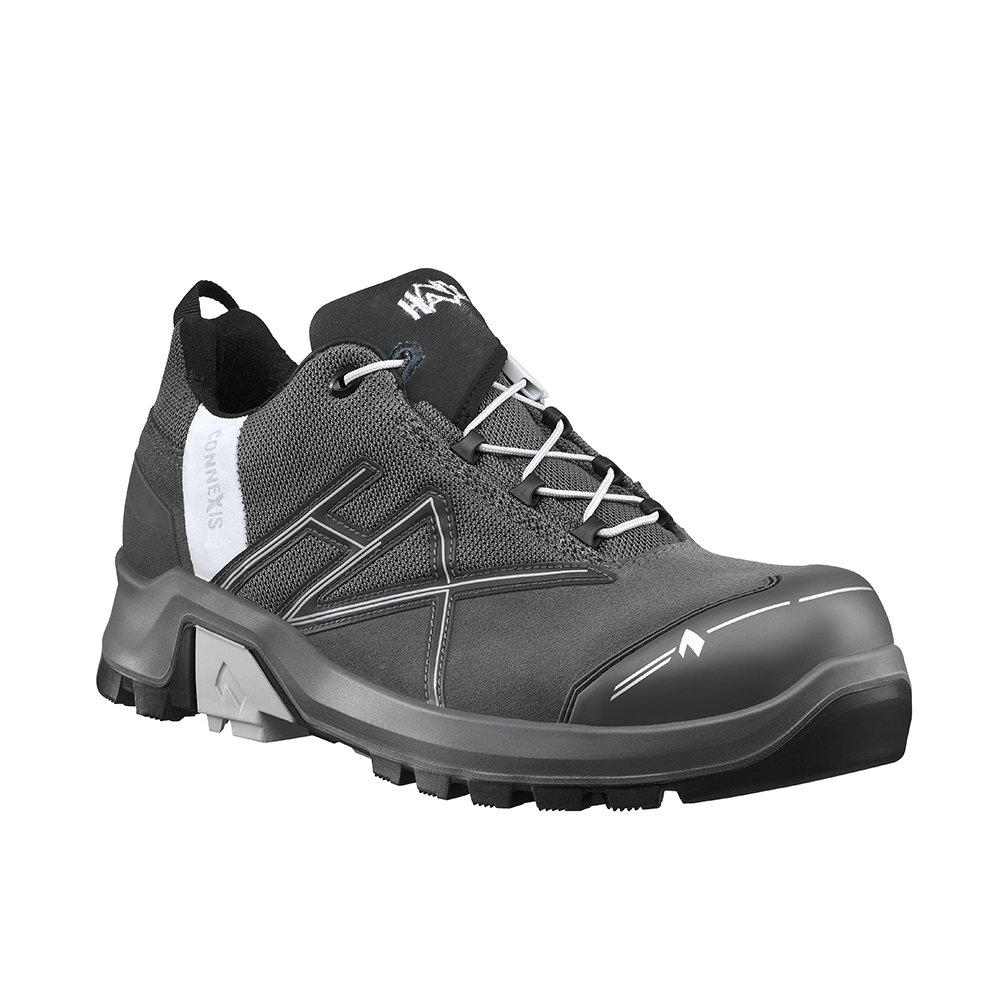 HAIX® CONNEXIS® Safety+ GTX Ws low grey-silver, S3, Damen-Sicherheitshalbschuh grau/silber - erhältlich bei ✭ HUG Technik ✓