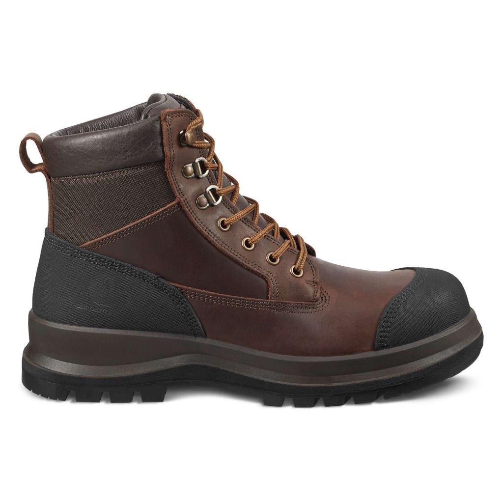 carhartt® Herren-Sicherheitsstiefel DETROIT 6" S3 WORK BOOT dark brown Flach  - direkt bei HUG Technik ✓