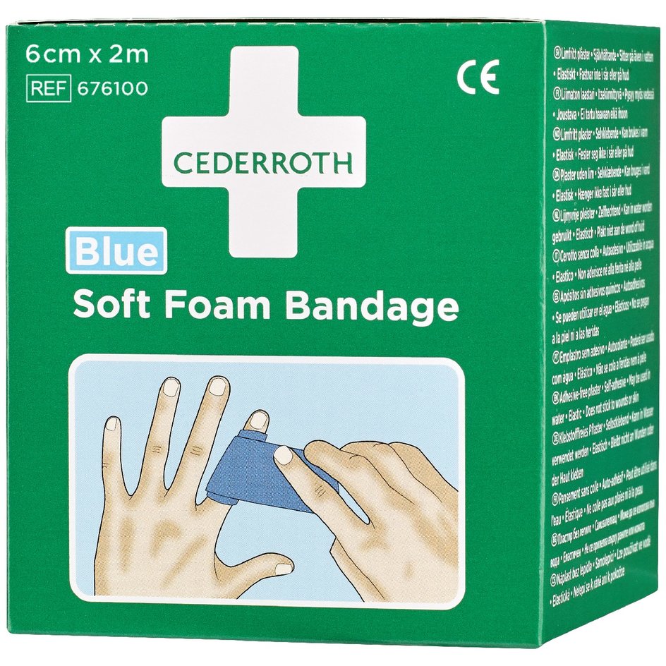 CEDERROTH Schaumbandage blau - direkt bei HUG Technik ✓