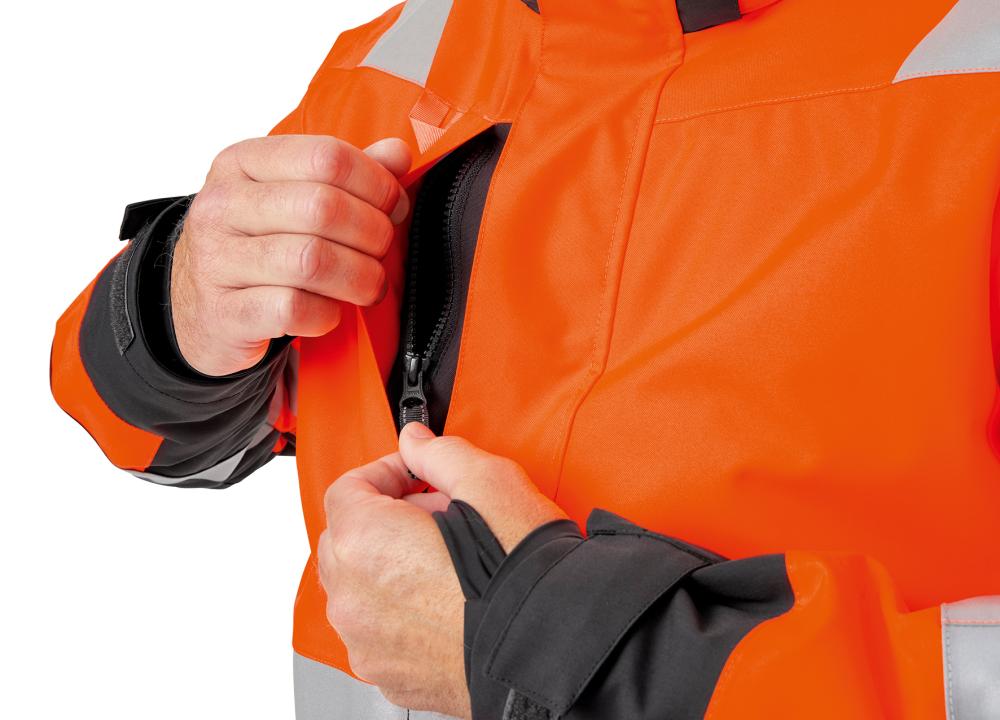 HH® Winterjacke ALNA, warnorange-ebony - gibt’s bei ☆ HUG Technik ✓