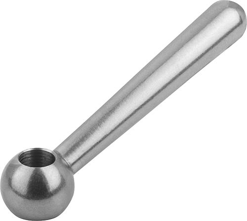Produktbild Kegelgriff, Form: L Stahl, D4=6 - K0174.106