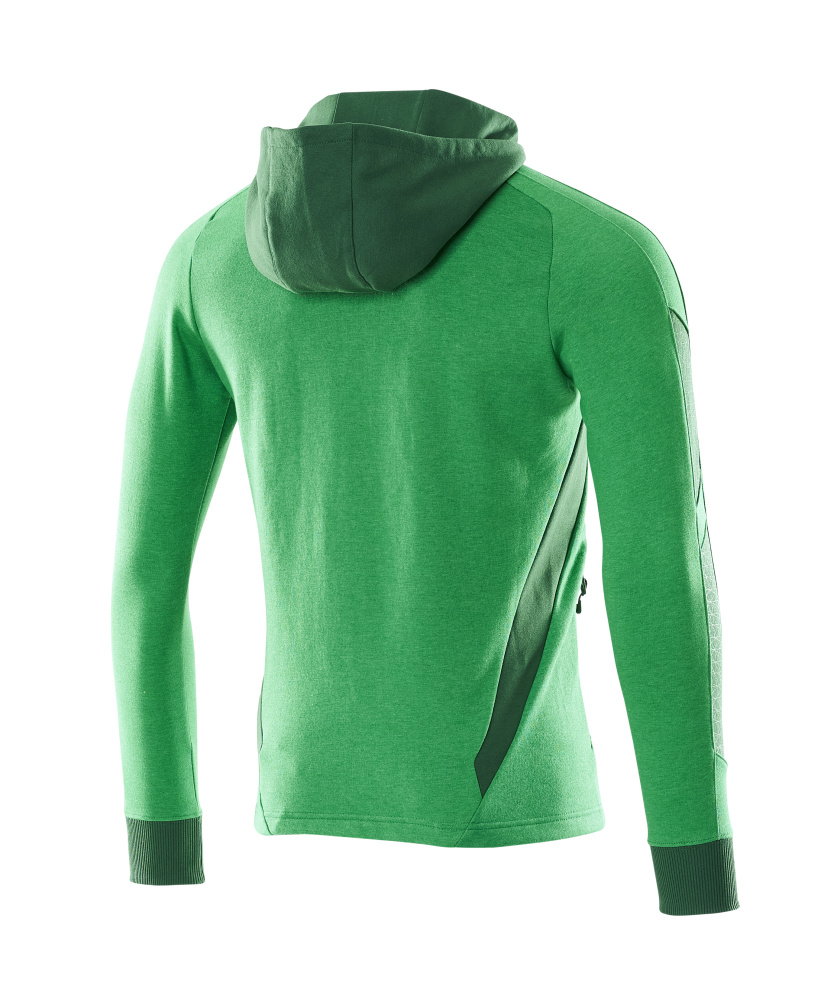 MASCOT® ACCELERATE Kapuzensweatshirt mit Reißverschluss  Gr. 2XL/ONE, grasgrün/grün - bekommst Du bei HUG Technik ♡
