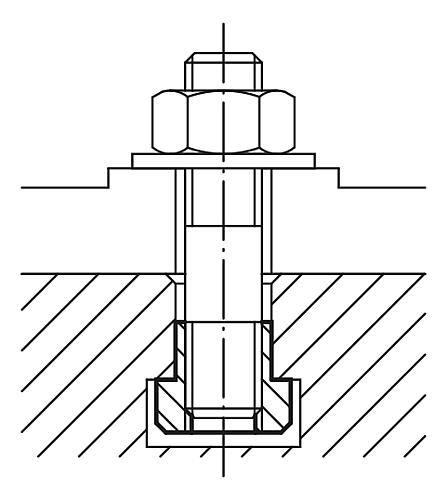 Mutter für T-Nut M04 Aluminium, blank, DIN508, BT=6 - K0377.204 - bei HUG Technik ♡