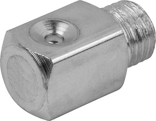 Trichterschmiernippel abgewinkelt 90° M06X1, Form:C Stahl, Vierkant - K1134.1306100 - gibt’s bei HUG Technik ✓