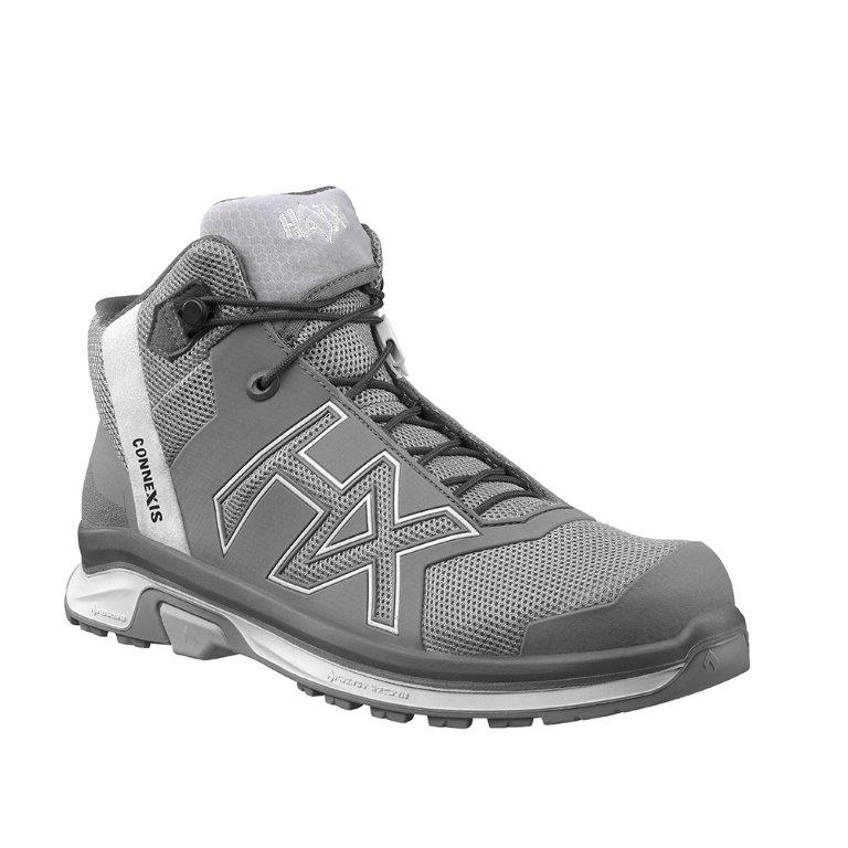 HAIX® CONNEXIS Go GTX Ws mid silver-snow, Outdoorstiefel Damen, silber/weiß - bei HUG Technik ✭