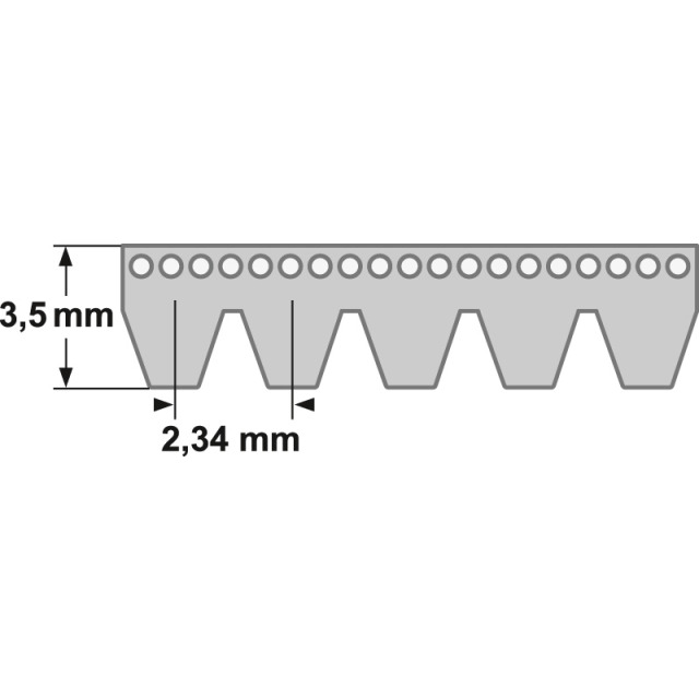Keilrippenriemen PJ 686mm, 6 Rippen - bei HUG Technik ✭