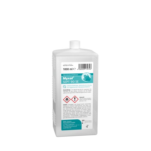Händedesinfektion MYXAL® SEPT - bei HUG Technik ☆