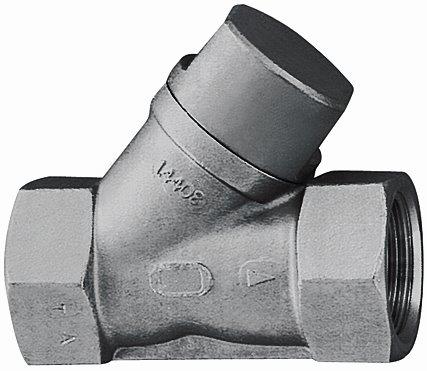 Rückschlagventil, Schrägsitzausführung, Edelstahl, G 1 1/2, 0,2 bar - gibt’s bei ☆ HUG Technik ✓