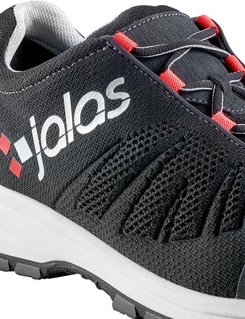 JALAS® Sicherheitshalbschuh 7100 Zenit Evo, S1, SRC, schwarz-rot-weiss - direkt von HUG Technik ✓