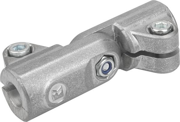 Rohrverbinder Gelenk Aluminium, ohne Verzahnung, Komp:Stahl, A=12,1 - K0489.512 - erhältlich bei ✭ HUG Technik ✓