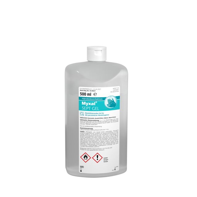 Händedesinfektion MYXAL® SEPT - erhältlich bei ✭ HUG Technik ✓