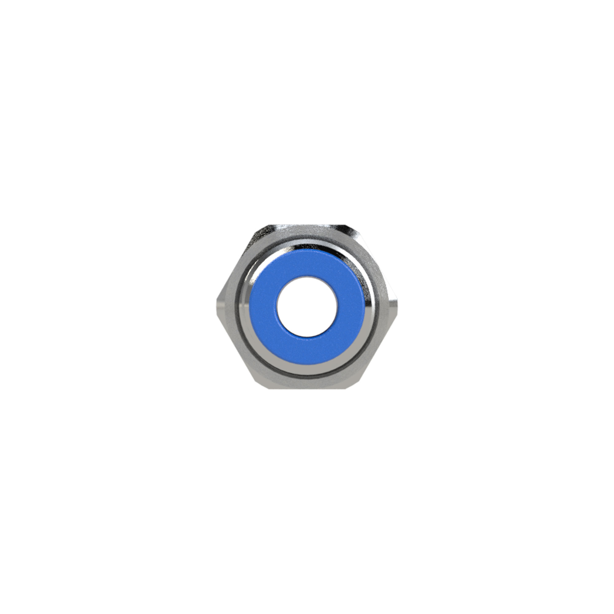 Gerade Schott-Steckverbindung »Blaue Serie«, M22x1,0, Schlauch-Ø 12 - bei HUG Technik ☆