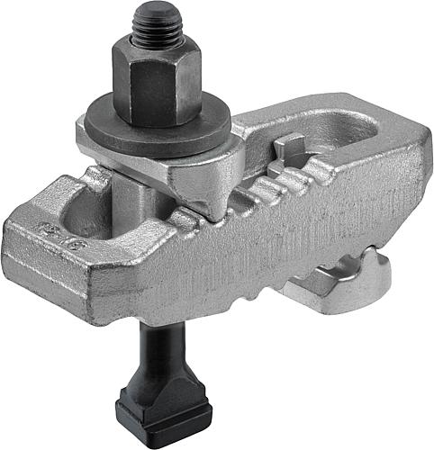 Spanneisen verstellbar D=13 L=115, Form:B Vergütungsstahl, verzinkt, mit T-Nutmutter - K1165.210115100