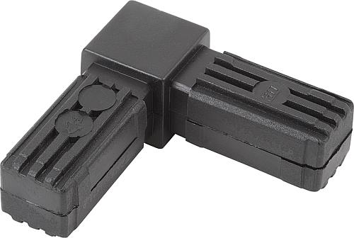 Steckverbinder rechter Winkel Polyamid, Komp:Stahl - K0616.1201512 - bekommst Du bei ★ HUG Technik ✓