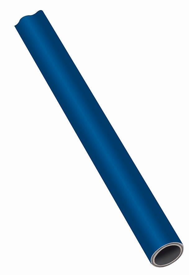 Aluminiumrohr blau, Rohr-ø 35x31, Packung mit 5 Stück, Länge 3m - gibt’s bei HUG Technik ✓
