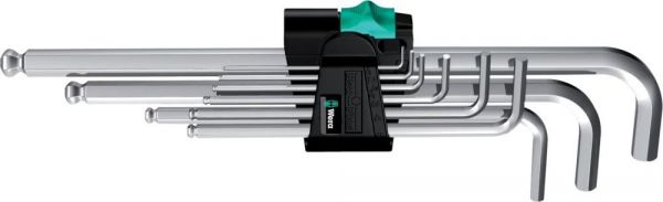 Wera® Winkelschlüssel-Satz gestellverchromt 950PKL/9SM N Hex-Plus/Kugelkopf, 9-teilig - bei HUG Technik ✓ Wera® Winkelschlüssel-Satz gestellverchromt 950PKL/9SM N Hex-Plus/Kugelkopf, 9-teilig - bei HUG Technik ✓