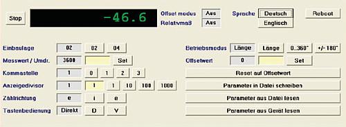 SOFTWARE für Positionsanzeiger 21922, K0411 - K0411.09 - erhältlich bei ✭ HUG Technik ✓