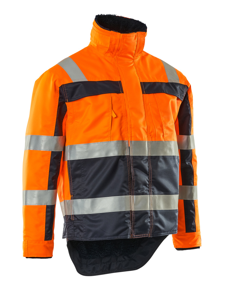 MASCOT® SAFE COMPETE Winterjacke »Teresina« Gr. 2XL, hi-vis orange/marine - bekommst Du bei HUG Technik ♡