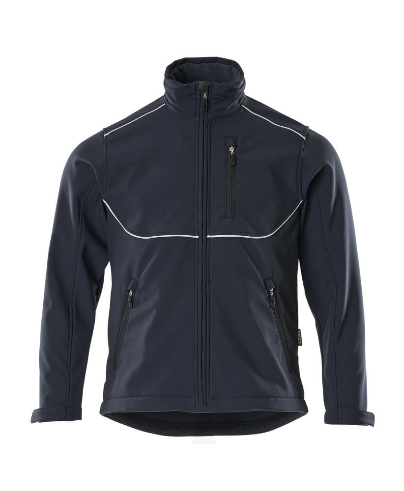 MASCOT® INDUSTRY Soft Shell Jacke »Tampa« Gr. 2XL, schwarzblau - gibt’s bei HUG Technik ✓