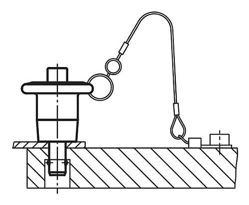 Kugelsperrbolzen Edelstahl, selbstsichernd, D1=10, L=100 - K0641.02510100 - bei HUG Technik ✭