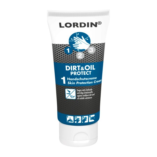 Handschutzcreme LORDIN® DIRT & OIL PROTECT, 100 ml Tube - bei HUG Technik ♡