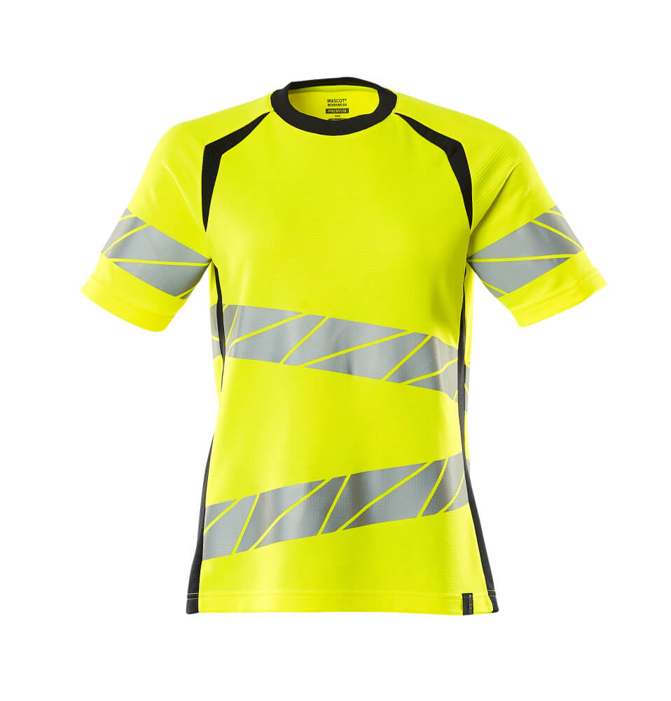 MASCOT® ACCELERATE SAFE T-Shirt  Gr. 2XL/ONE, hi-vis gelb/schwarzblau - bei HUG Technik ✓