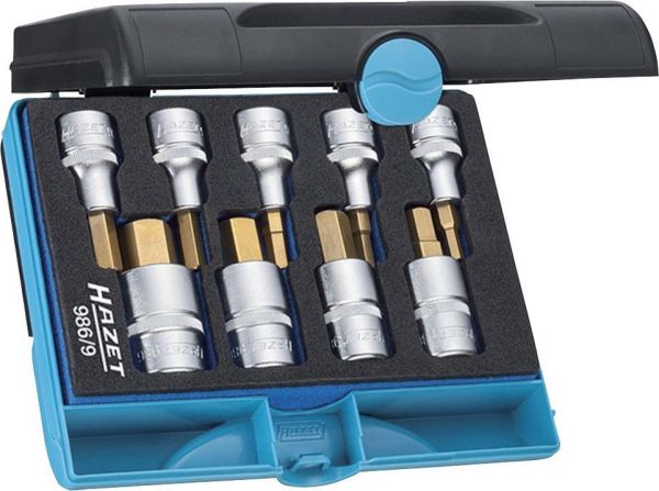 HAZET® Schraubendreher-Einsatz Garnitur 1/2 Zoll 13teilig5-19mm i6-kant - bei HUG Technik ✭