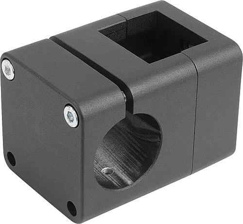 Produktbild Rohrverbinder Kreuzstück Aluminium, Komp:Stahl, A=50, Typ=50 - K0497.5050 - bekommst Du bei ★ HUG Technik ✓