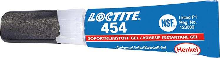Loctite® 454 Sofortklebstoff-Gel Tube 3g - bekommst Du bei HUG Technik ♡
