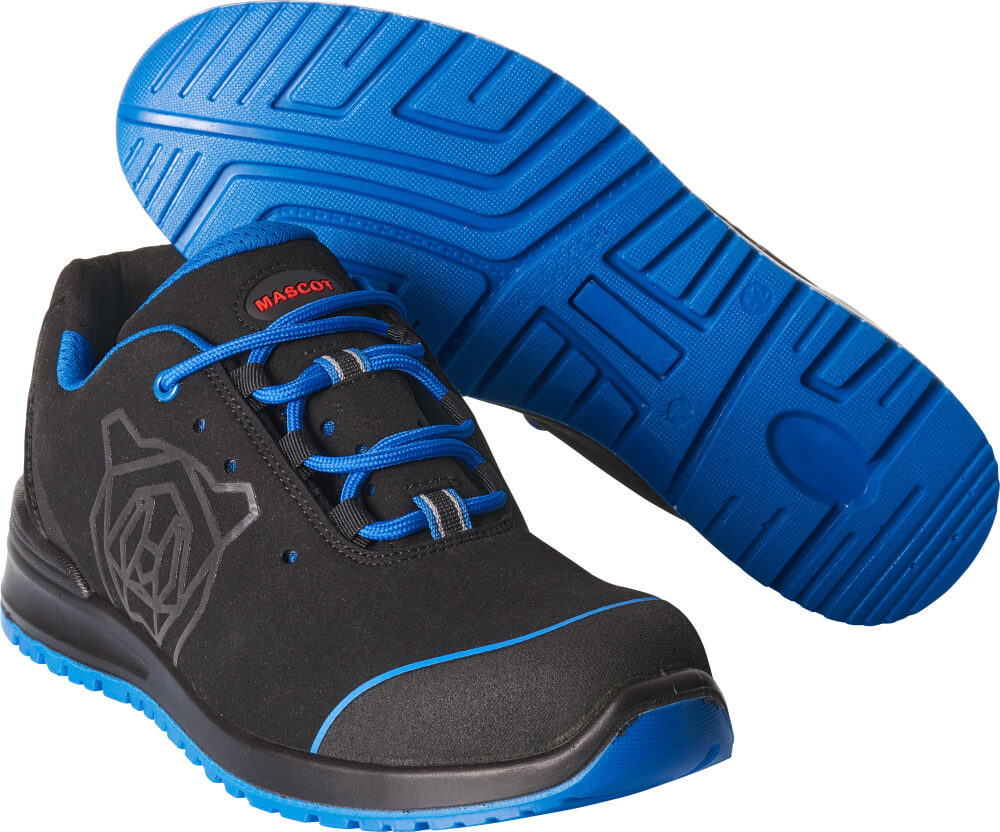 MASCOT® FOOTWEAR CLASSIC Sicherheitsschuhe S1P Gr. 35, schwarz/kornblau - jetzt neu bei HUG Technik ♡