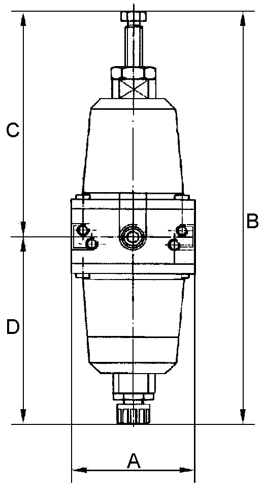 Präzisionsfilterregler buntmetallfrei, G 1/4, 0,1 - 2 bar, ohne Manometer - bekommst Du bei ★ HUG Technik ✓