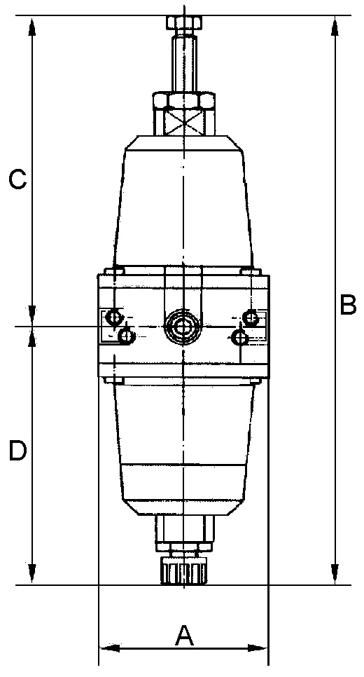 Präzisionsfilterregler buntmetallfrei, G 1/4, 0,1 - 2 bar, ohne Manometer - bekommst Du bei ★ HUG Technik ✓