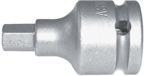 ASW Kraft-Steckschlüssel-Einsatz 1/2 Zoll Hex 7mm - direkt bei HUG Technik ✓