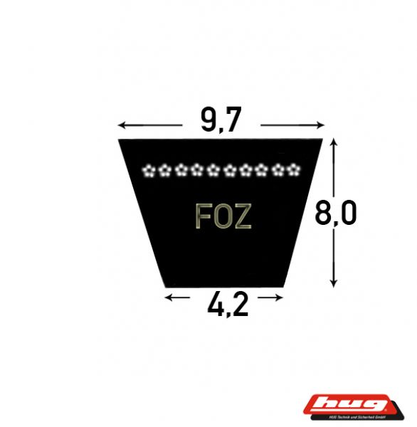 Schmalkeilriemen FOZ XPZ - bei HUG Technik ✓