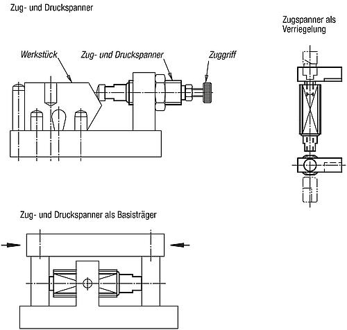 Federndes Zug-/Druckstück M12X11 Stahl - K0373.1202004 - kommt direkt von HUG Technik 😊