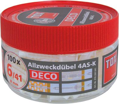 TOX® Allzweck-Schuppendübel Deco 10/66 - 47 Stück in Runddose - erhältlich bei ♡ HUG Technik ✓