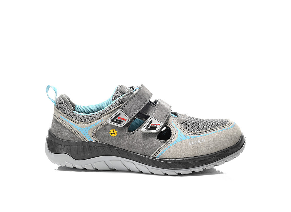 ELTEN® Damen-Sicherheitssandale MELLI grey Easy ESD S1P, 741341 - erhältlich bei ✭ HUG Technik ✓