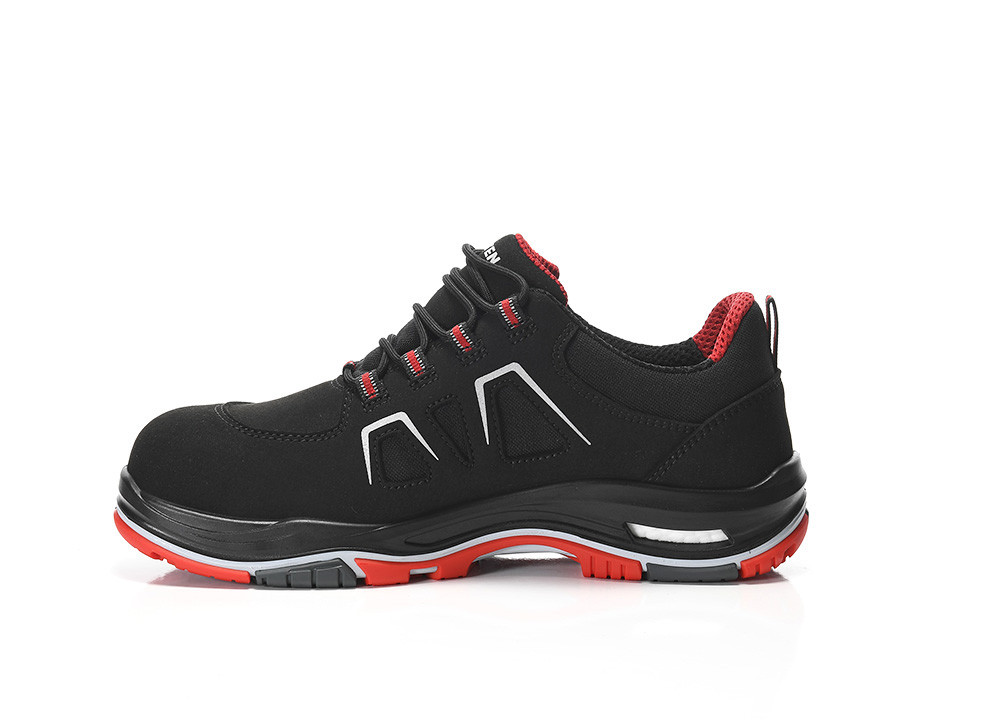 ELTEN® Sicherheitshalbschuh ALAN XXTP black-red Low ESD S3S - links