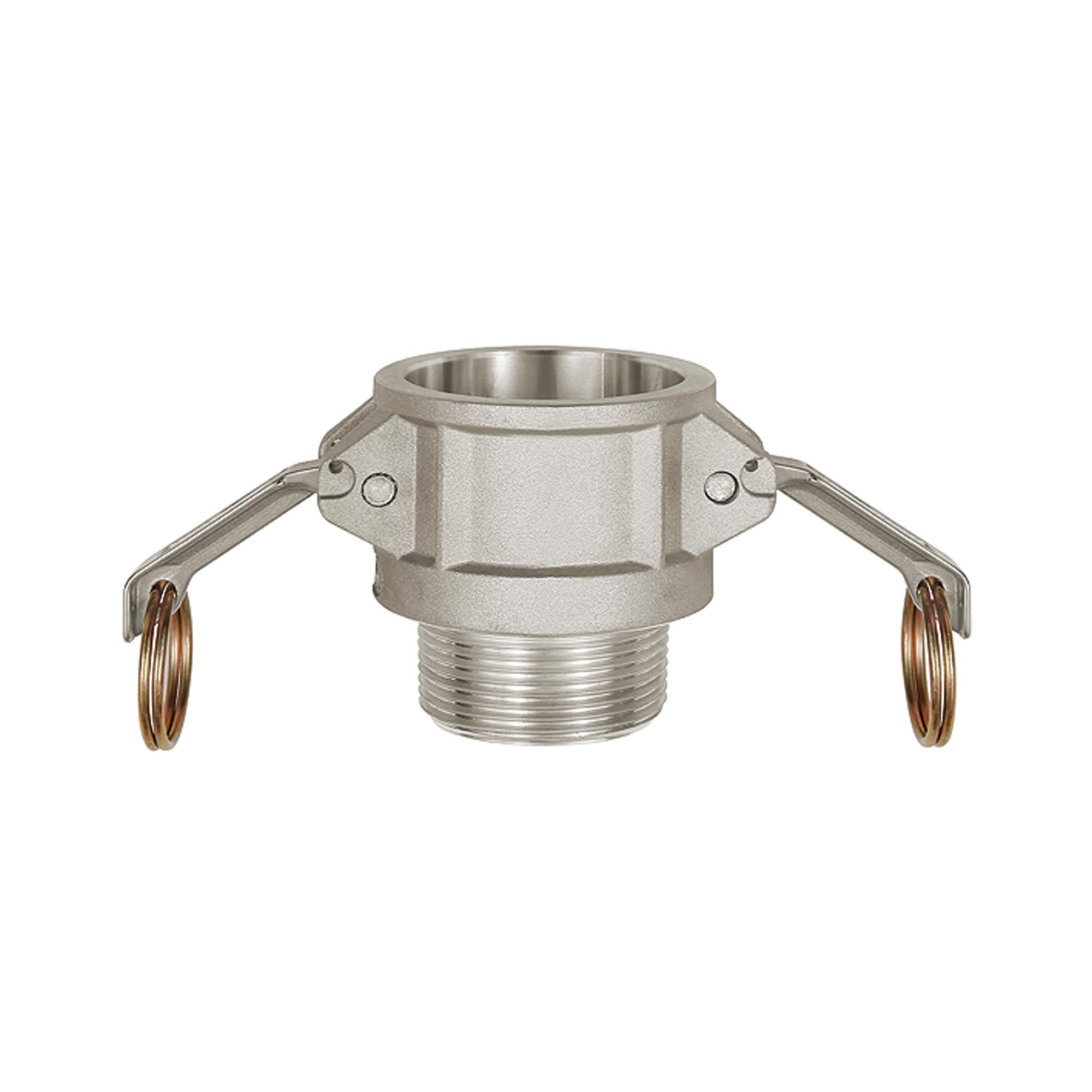 Kamlok-Schnellkupplungsdose mit AG, Typ B, Alu, R 1 1/4 - bei HUG Technik ♡