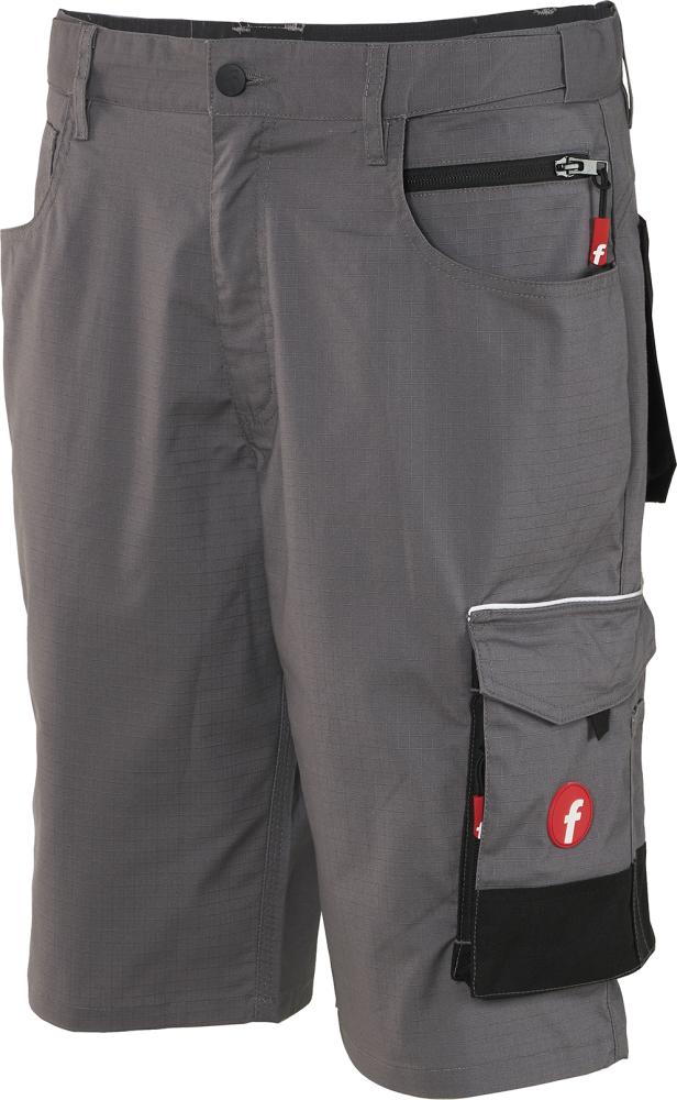 FORTIS Herren-Bermuda Performance, grau-schwarz - erhältlich bei ☆ HUG Technik ✓