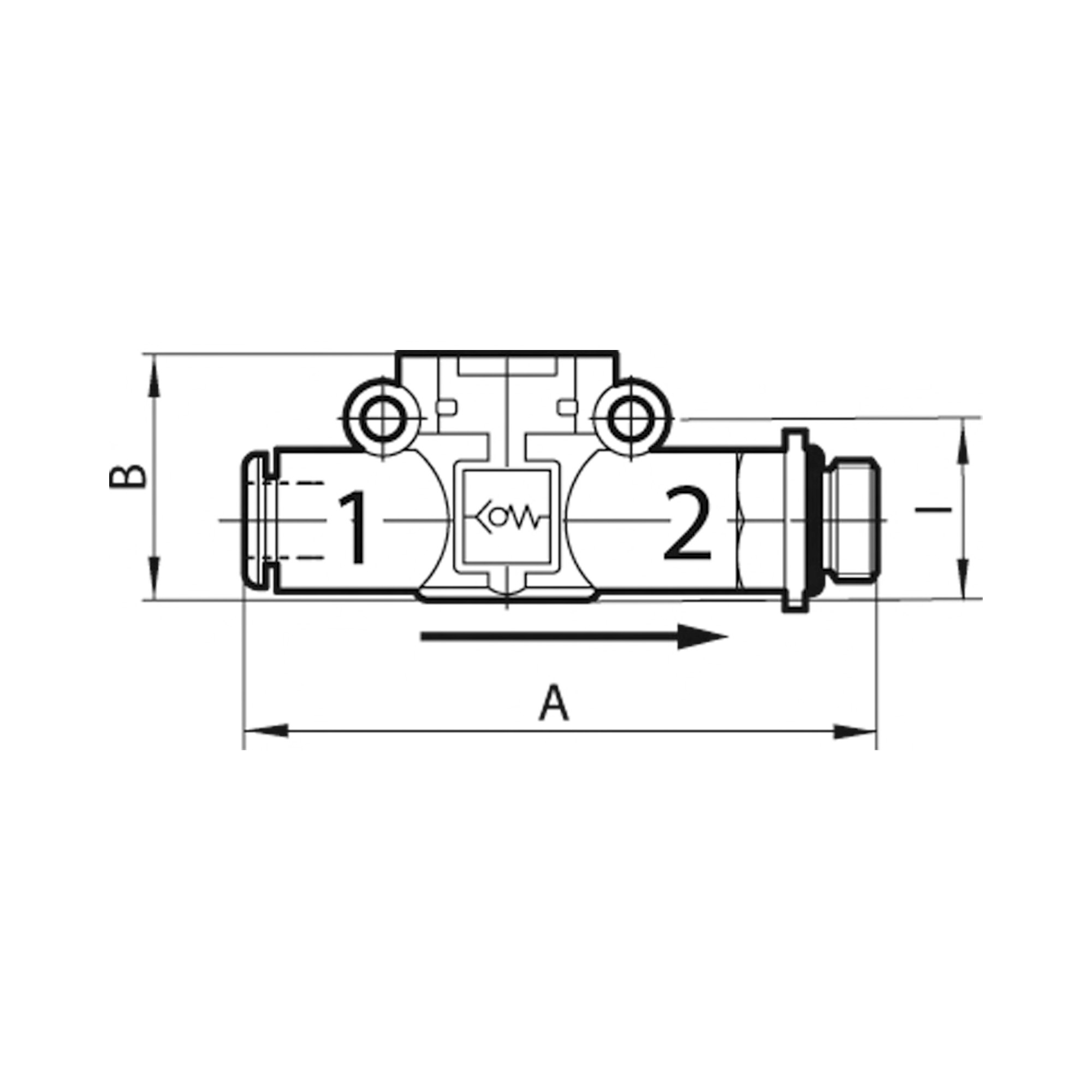 Rückschlagventil »lineonline«, Schlauch - Gewinde, G 3/8, Schl.8 - gibt’s bei ☆ HUG Technik ✓