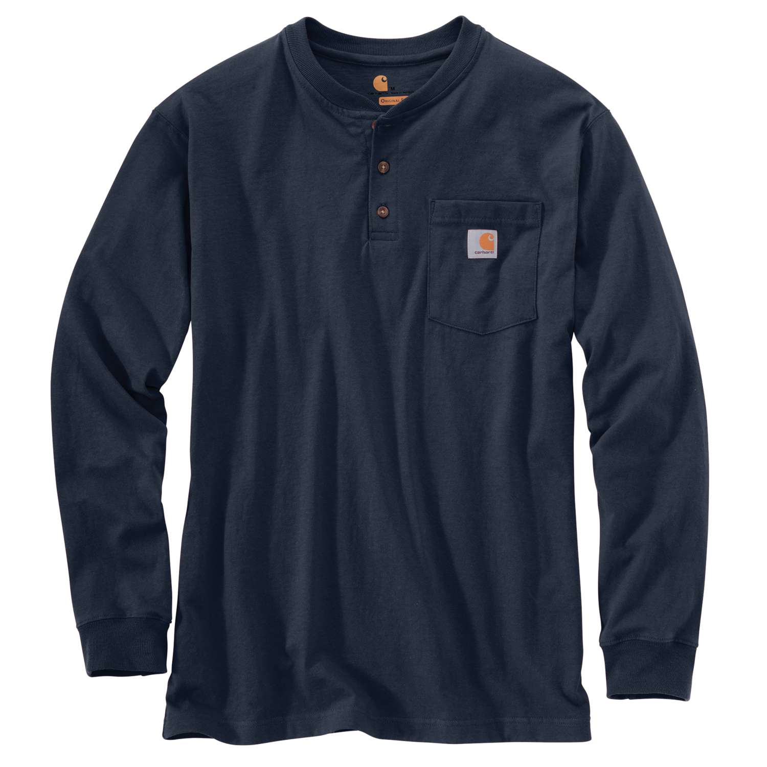 carhartt® Herren-Langarmshirt »WORKWEAR POCKET HENLEY L/S« Flach  - bekommst Du bei ★ HUG Technik ✓